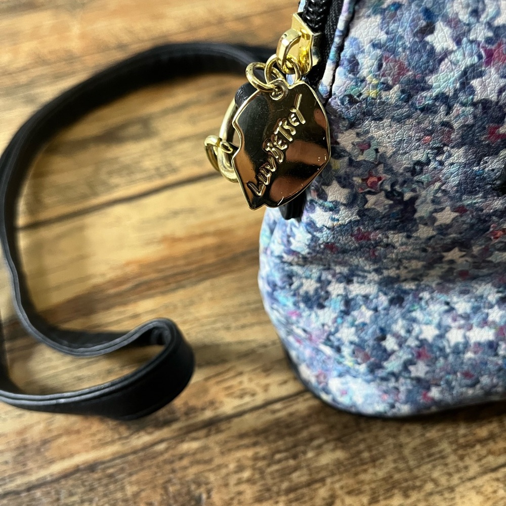 Betsey Johnson Floral Cat Crossbody Bag - Black and Gray - Picture 4 of 11